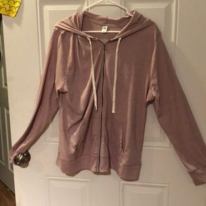 Lightweight jacket with hood